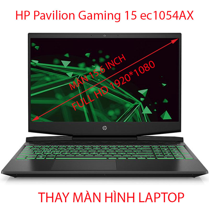màn hình Laptop HP Pavilion Gaming 15 ec1054AX 15.6 FULL HD 120HZ 144HZ