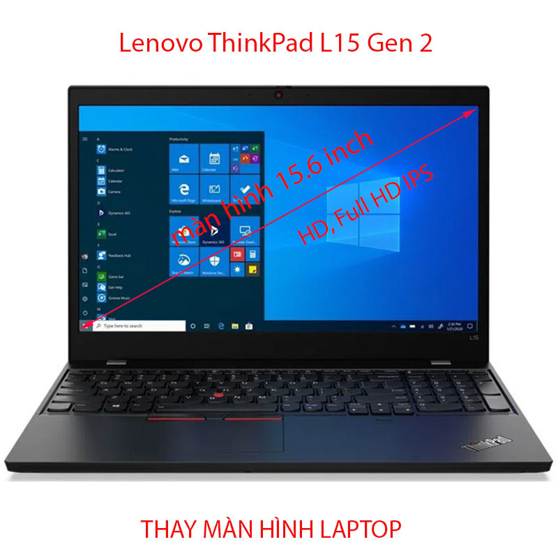 màn hình Laptop Lenovo Thinkpad L15 Gen 2 HD, Full HD IPS