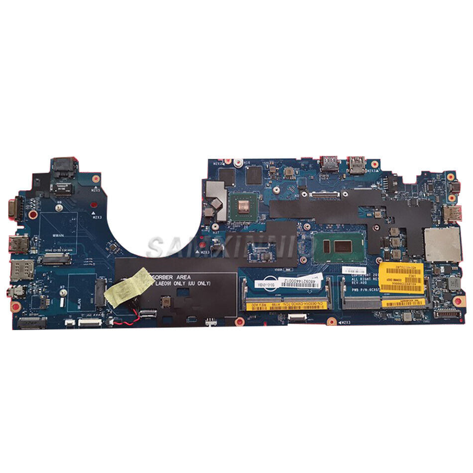 Mainboard Dell Latitude 5590 I3 8130U, I5 7300U/8250U/8350U, I7 8650U VGA Intel UHD Graphics /Nvidia GeForce MX130