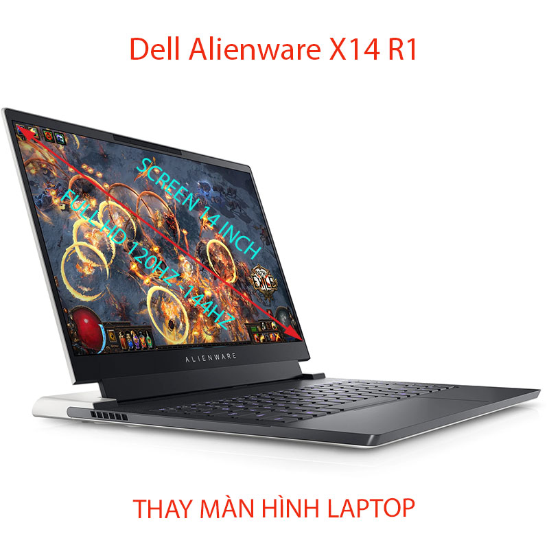màn hình laptop Dell Alienware X14 R1 14 Inch Full HD 120HZ 144HZ