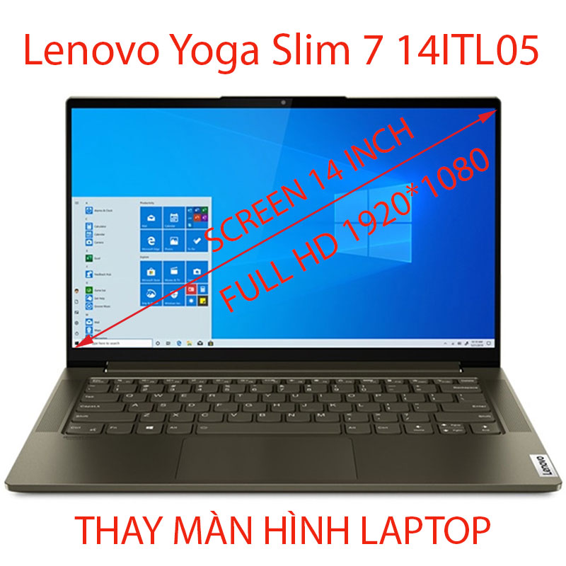 màn hình Laptop Lenovo Yoga Slim 7 14ITL05 14 inch FHD