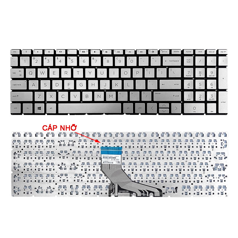 Bàn phím laptop HP 15-CS 15-DW 15-CW 15-DA 15-CX 15-DK 15-DB 15-DX TPN-C136 C135 C133