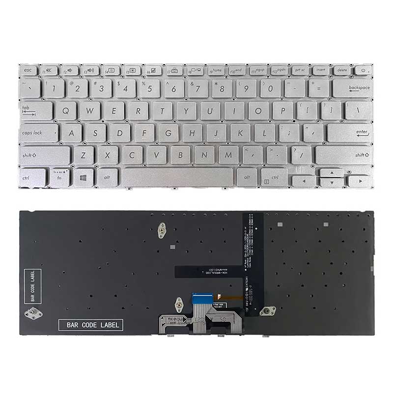 Bàn phím laptop Asus Zenbook 14 UX433 ( UX433FA UX433FN ) Zin Led