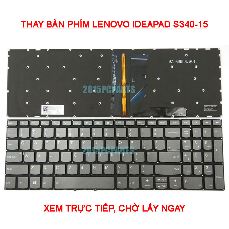 Bàn phím laptop Lenovo IdeaPad S340-( 15API 15IIL 15IML 15IWL )