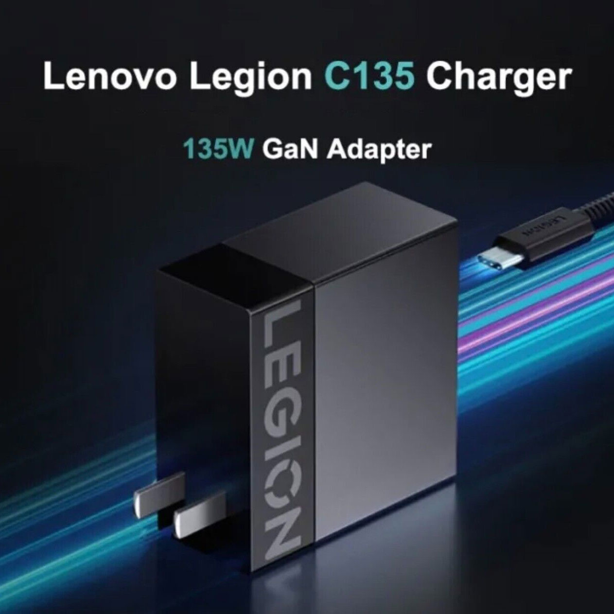 Bộ sạc Lenovo Legion C135 | Công suất 135W | Công nghệ GaN