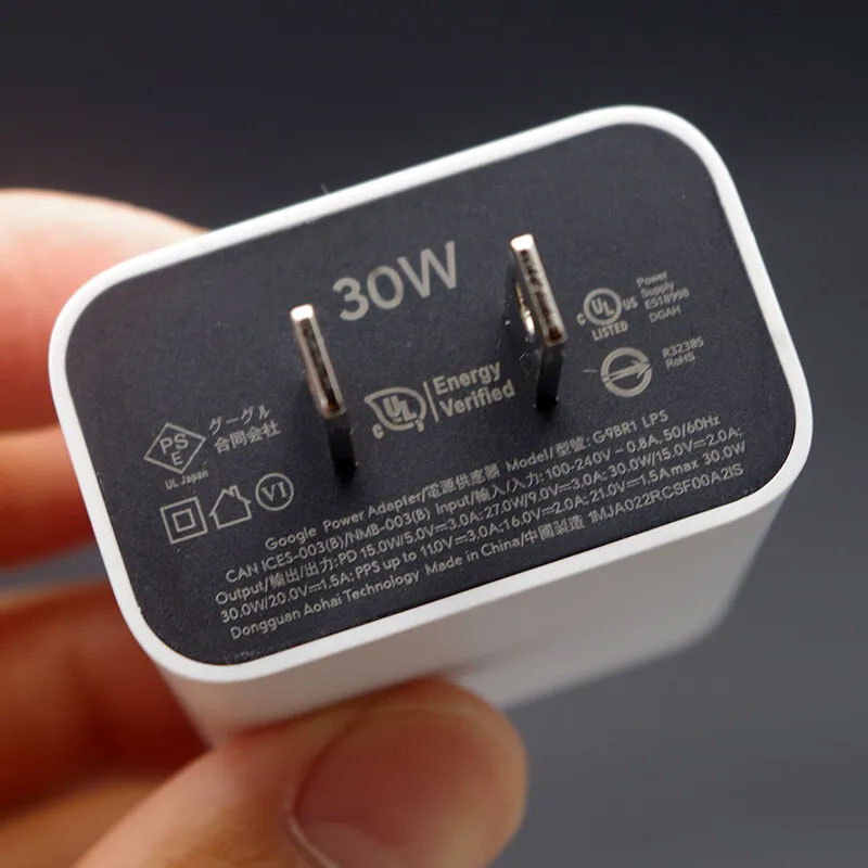 Chính hãng Bộ sạc Google G9BR1 PD PPS 30W Cho Google Pixel 7 6 5 Pro 6A 5A 4A 3 2 XL XXL Zin Mới