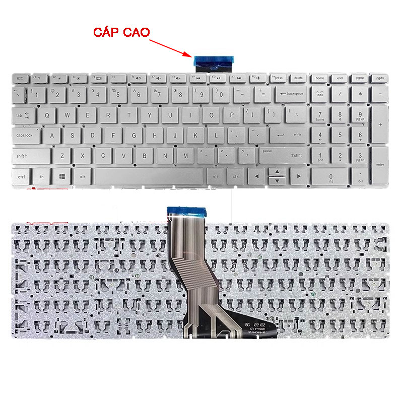 keyboard Bàn phím laptop HP 15-DY 15-EF TPN-Q222 Q230 màu bạc
