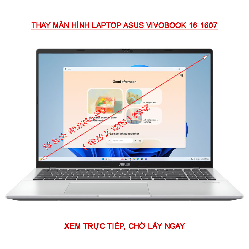 LCD màn hình Laptop Asus Vivobook 16 A1607QA M1607KA X1607QA 16 Inch WUXGA 1920X1200 60HZ