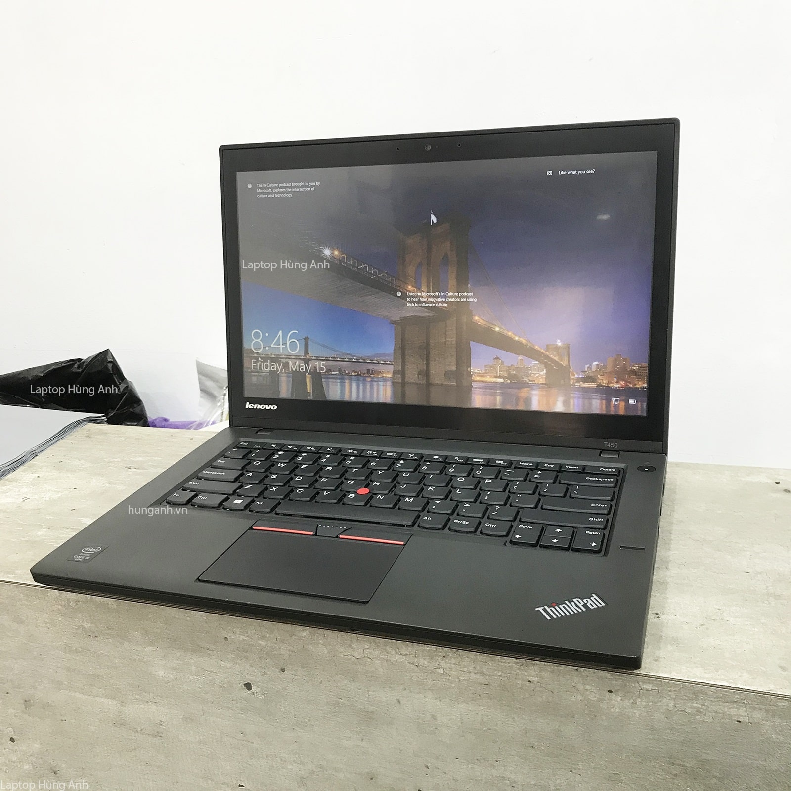 Laptop Lenovo Thinkpad T450 Core i5, 14 inch Cảm ứng