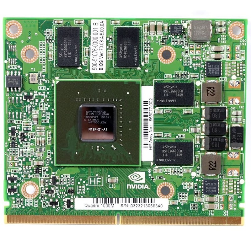 VGA rời Laptop NVIDIA Quadro 1000M nắp cho Dell M4600, HP 8560W