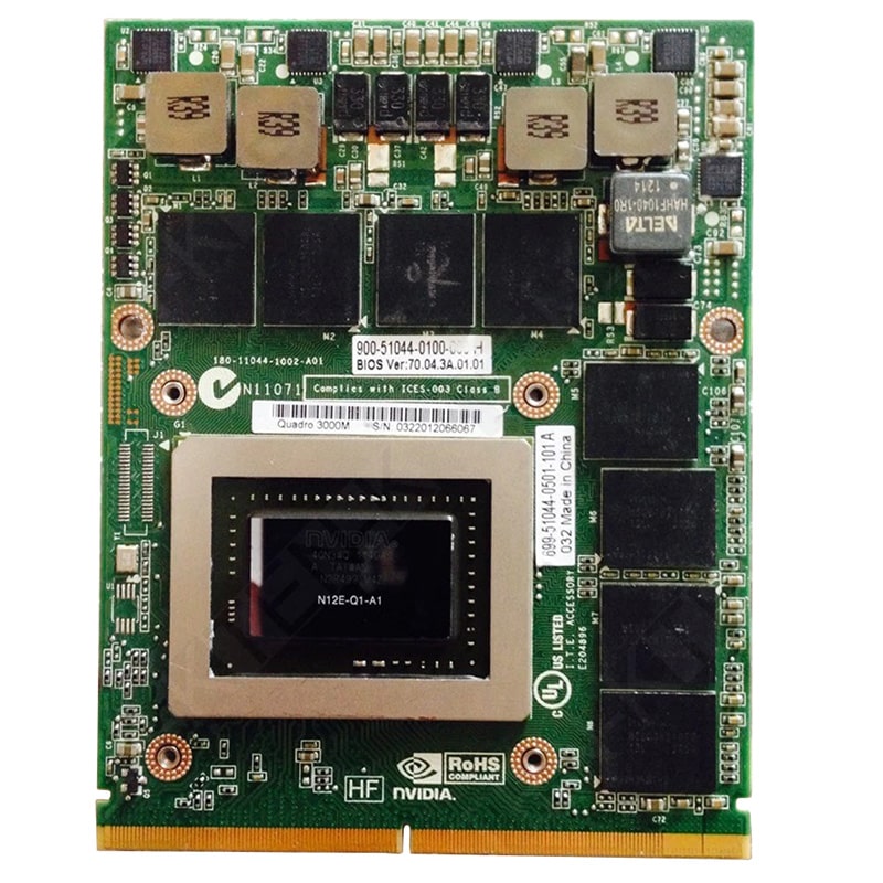 VGA rời Laptop NVIDIA Quadro 4000M nắp cho Dell M6600, HP 8760W
