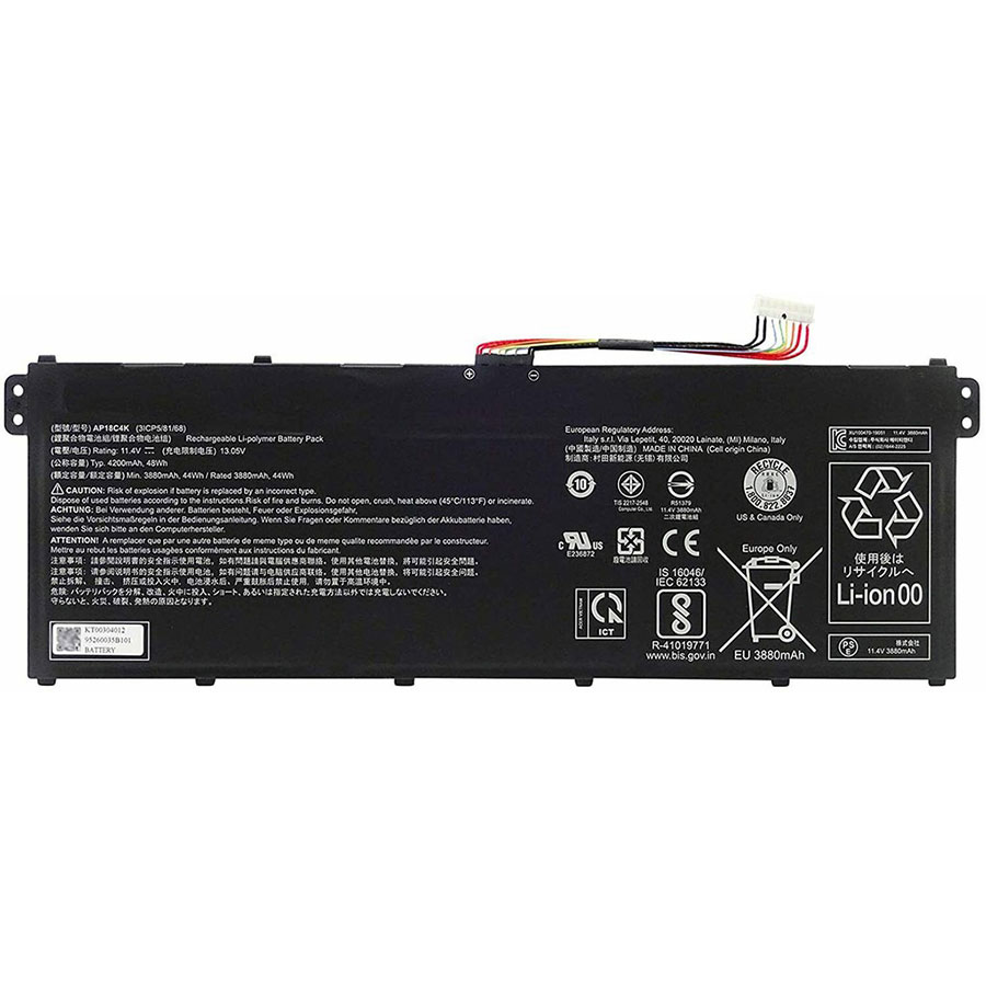 pin laptop Acer Aspire 5 A514-52 A515-43 AP18C4K