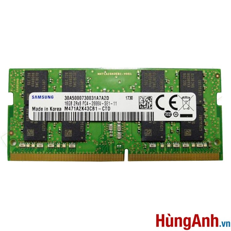RAM Laptop Samsung 16GB / DDR4 BUSS 2400 / 2666MHz