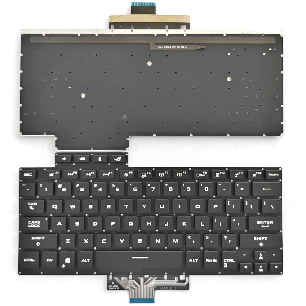 keyboard Bàn phím laptop Asus ROG Zephyrus G14 GA401 Zin Led đen