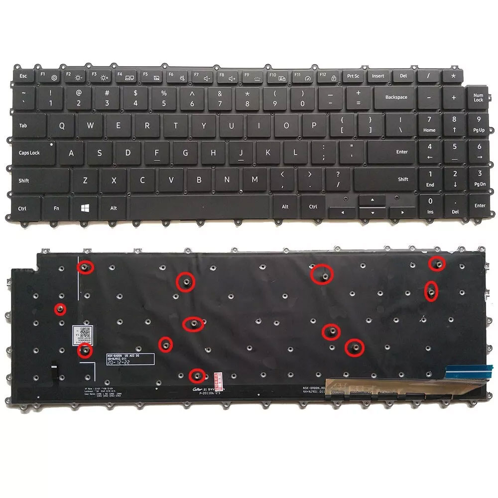 keyboard Laptop Bàn phím Samsung Galaxy Book2 Pro 360 NP950QDB NP950QED NP950XED NP950XDB chuẩn US