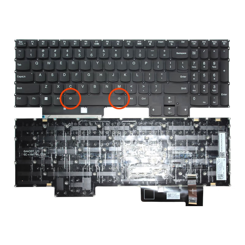 KEYBOARD Bàn phím Lenovo Legion 5 15IRX8 15IRX9 15ARP8 15APH9 R7000P Y7000P 2023 2024 Zin led, RGB