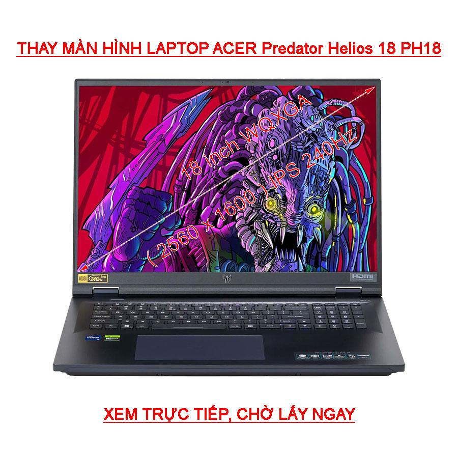 Màn hình Laptop Acer Predator Helios 18 PH18-71-94SJ