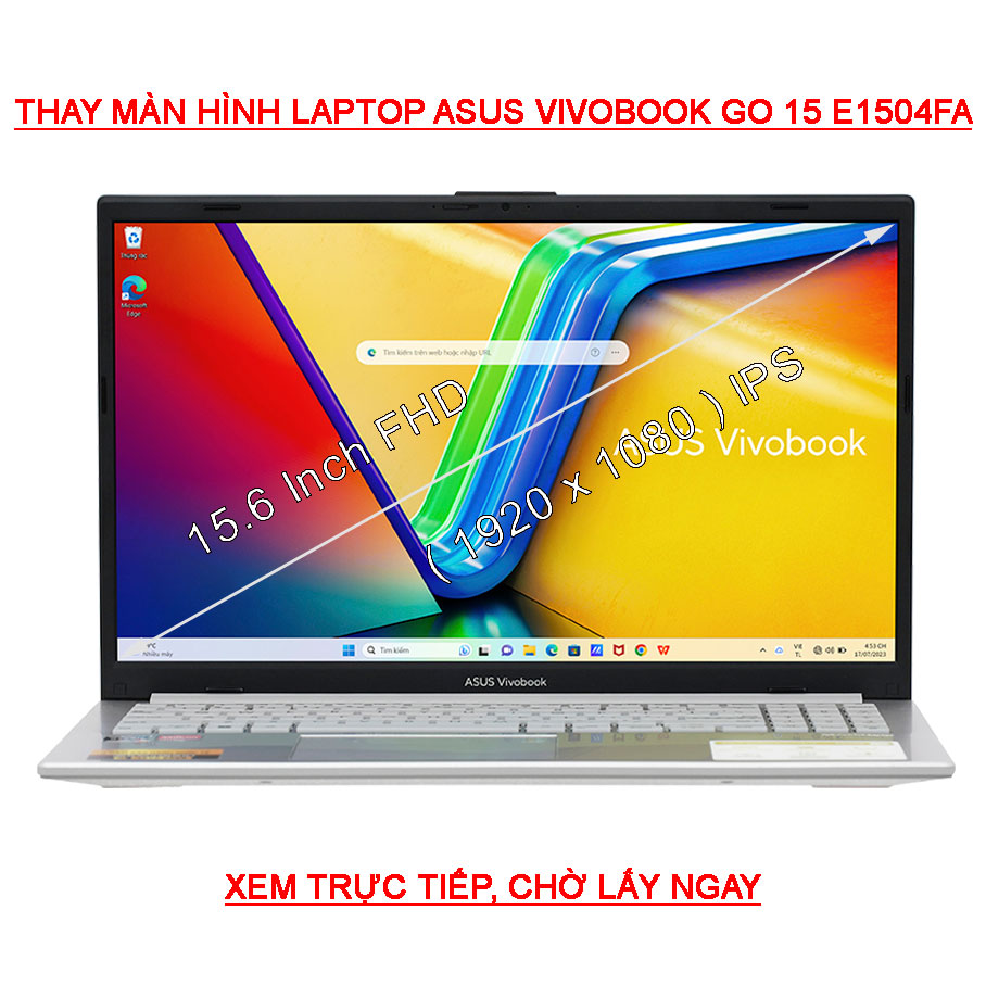 màn hình Laptop Asus Vivobook Go 15 E1504FA Ryzen