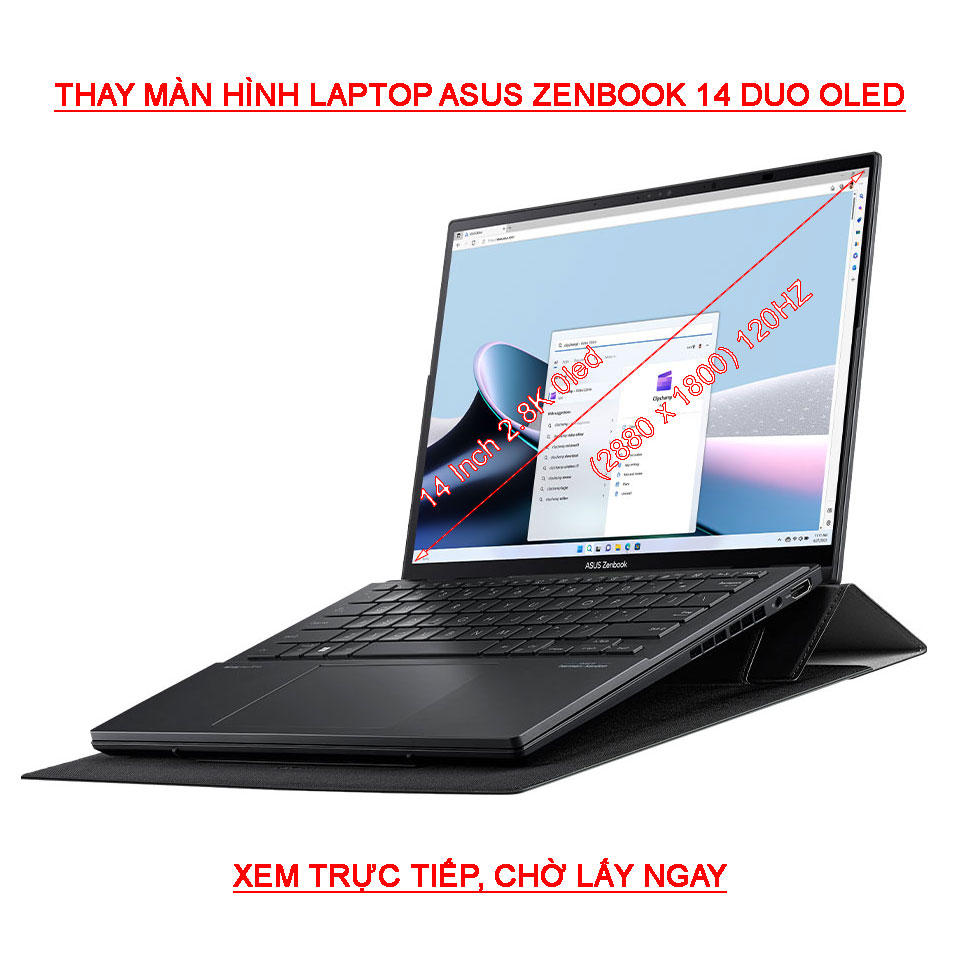 LCD màn hình Laptop ASUS Zenbook Pro 14 Duo UX8406MA 2.8K 120HZ Oled Ultra 2024
