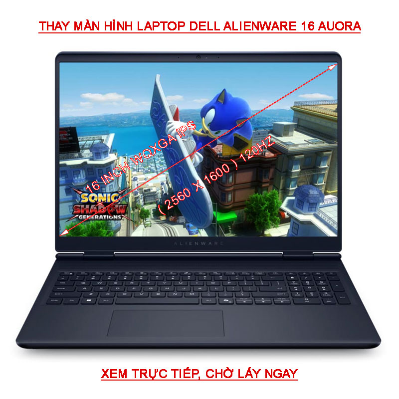 LCD màn hình Dell Alienware 16 Aurora AC16250 AC16251 WQXGA 120HZ