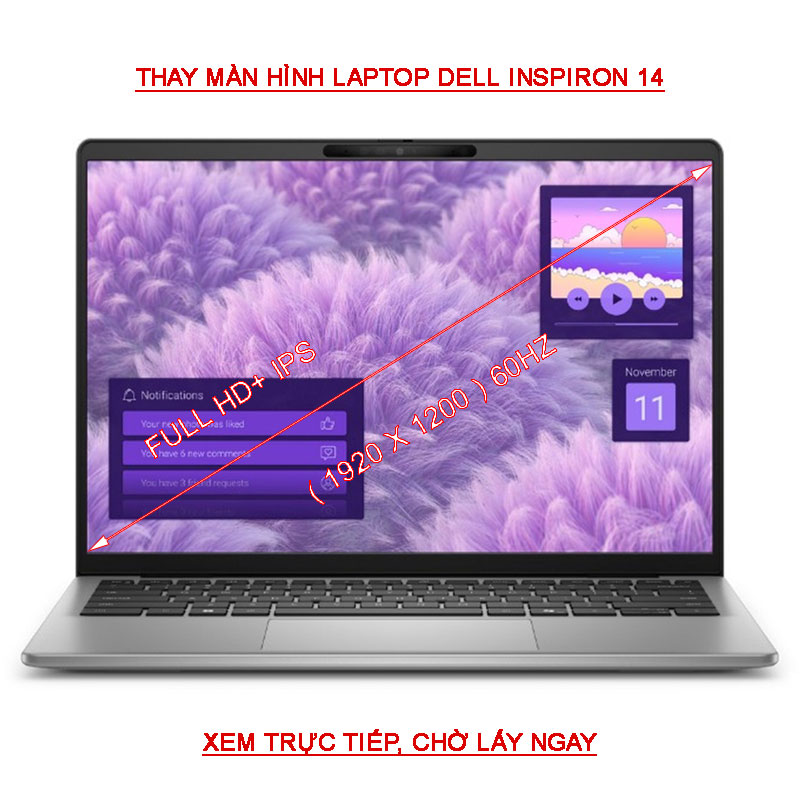 LCD màn hình Dell Inspiron 14 5441 FHD+ nâng cấp 100 sRGB