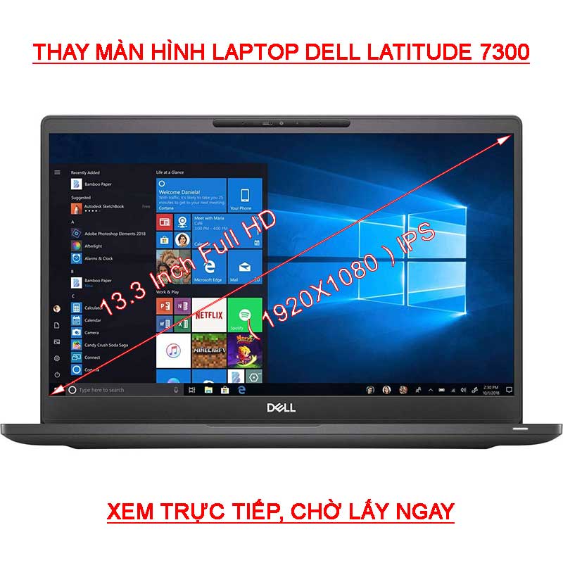 LCD Màn hình Laptop Dell Latitude 7300 13.3 Inch Full HD IPS Cảm Ứng
