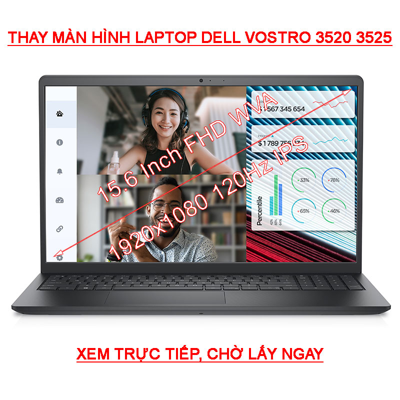 màn hình Laptop Dell Vostro 3525 Full HD 1920x1080 120Hz