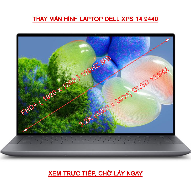 LCD màn hình Laptop Dell XPS 14 9440 FHD+ 3.2K OLED IPS