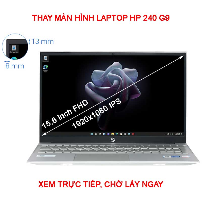 Màn hình Laptop HP 240 G9 15.6 Inch Full HD 1920x1080 IPS