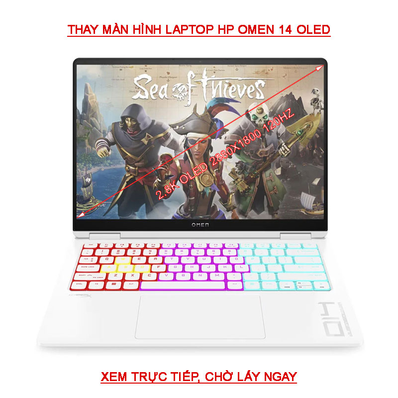 LCD màn hình HP OMEN Transcend 14 fb0135TX fb0134TX Oled 2.8K 120HZ