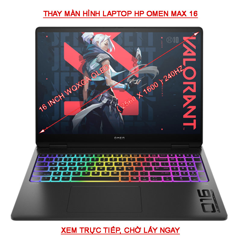 LCD màn hình HP OMEN Max 16 ah0212TX ah0213TX OLED WQXGA 240HZ