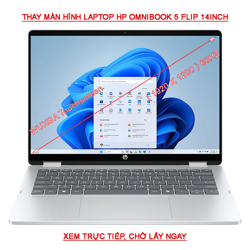 LCD màn hình HP OmniBook 5 Flip 14-fp fp0055TU fp0057TU Cảm Ứng