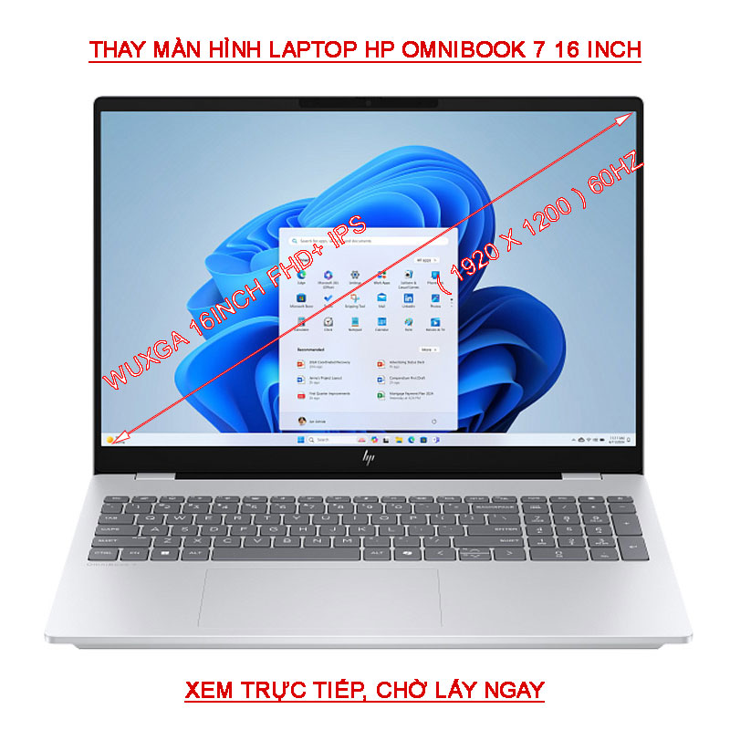 LCD màn hình HP OmniBook 7 16-az az0040TU az0043TU az0038TU WUXGA IPS