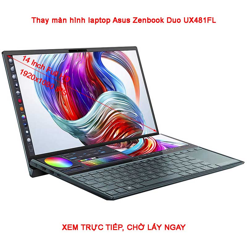 Màn hình Laptop Asus Zenbook Duo UX481FL14 inch FHD 1920X1080 IPS