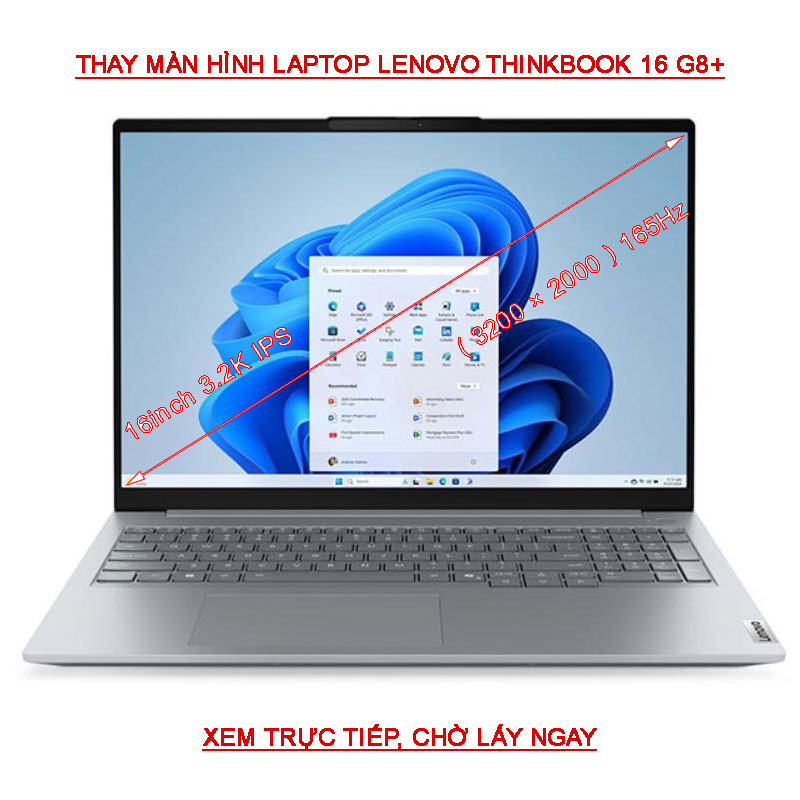 LCD màn hình Thinkbook 16 G8+ AHP AGP 3.2K 165HZ