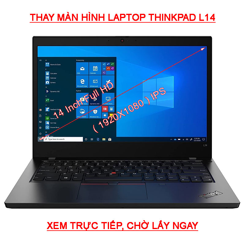 Màn hình Laptop Lenovo Thinkpad L14 G2 Gen 2 14 Inch Full HD 1920x1080 IPS