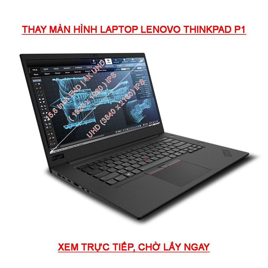 màn hình Laptop Lenovo Thinkpad P1 GEN 2 FHD 4K UHD