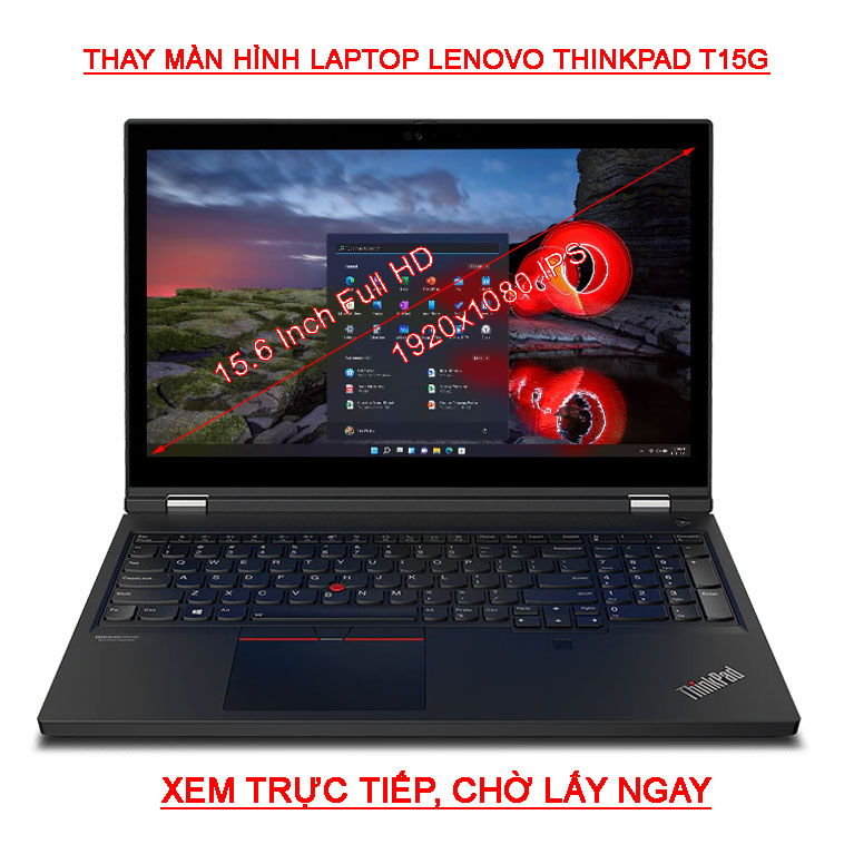 màn hình Laptop Lenovo ThinkPad T15G Gen 1 Full HD 1920x1080 IPS