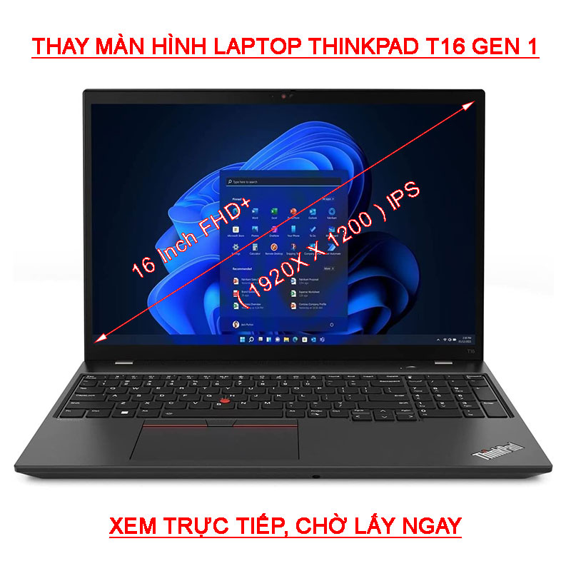 LCD Màn hình Laptop Lenovo Thinkpad T16 Gen 1 WUXGA ( 1920X1200 ) FHD+ IPS