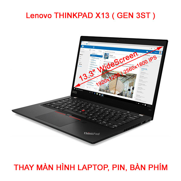Màn hình Laptop Lenovo Thinkpad X13 Gen 3 13.3 inch FHD+ WUXGA 1920x1200, 2.5K WQXGA 2560x1600 IPS
