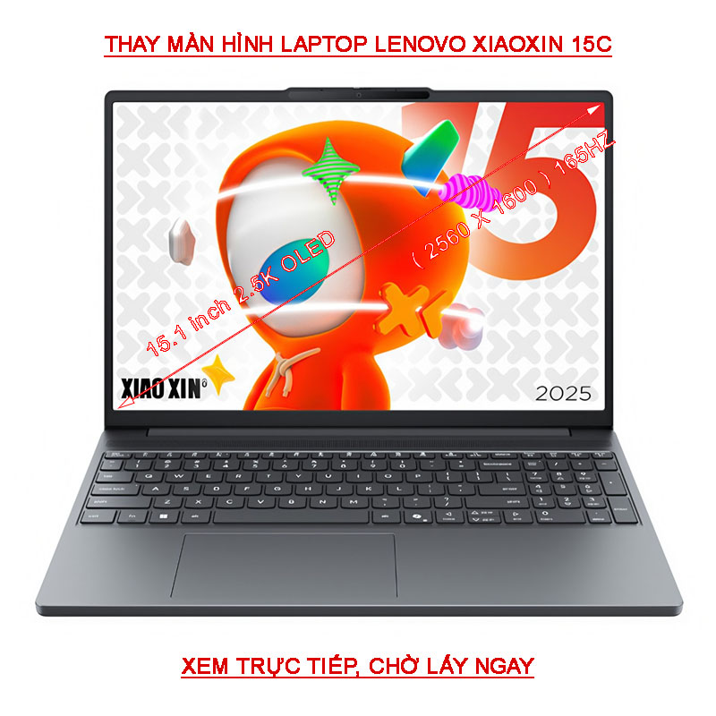 LCD màn hình Lenovo Xiaoxin 15C AHP10 2025 ryzen 2.5K 2560X1600 165HZ OLED