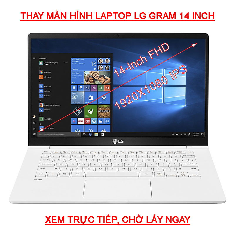 Màn hình Laptop LG Gram 14ZD90N 14Z90N-V 14-Inch Full HD 1920x1080 IPS 100sRGB