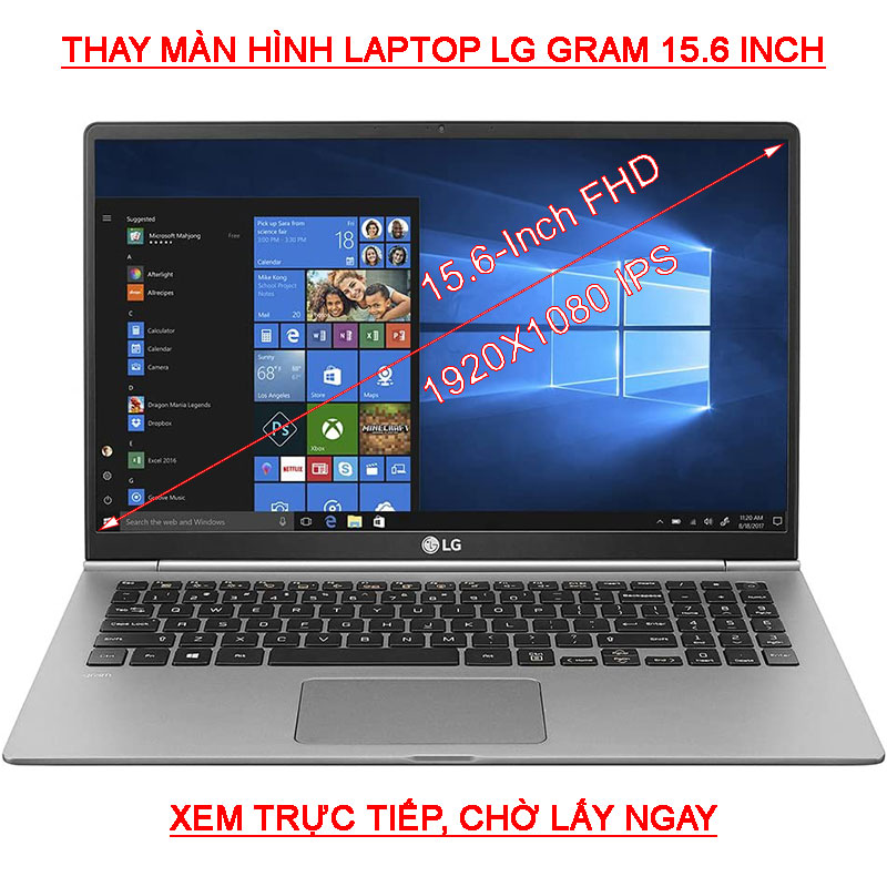 Màn hình Laptop LG Gram 15Z90N 15ZD90N-V 15.6-Inch Full HD 1920x1080 IPS 99%sRGB
