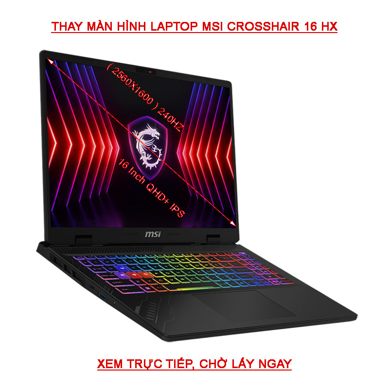 LCD màn hình Laptop MSI Crosshair 16 HX D14VFKG QHD 240HZ