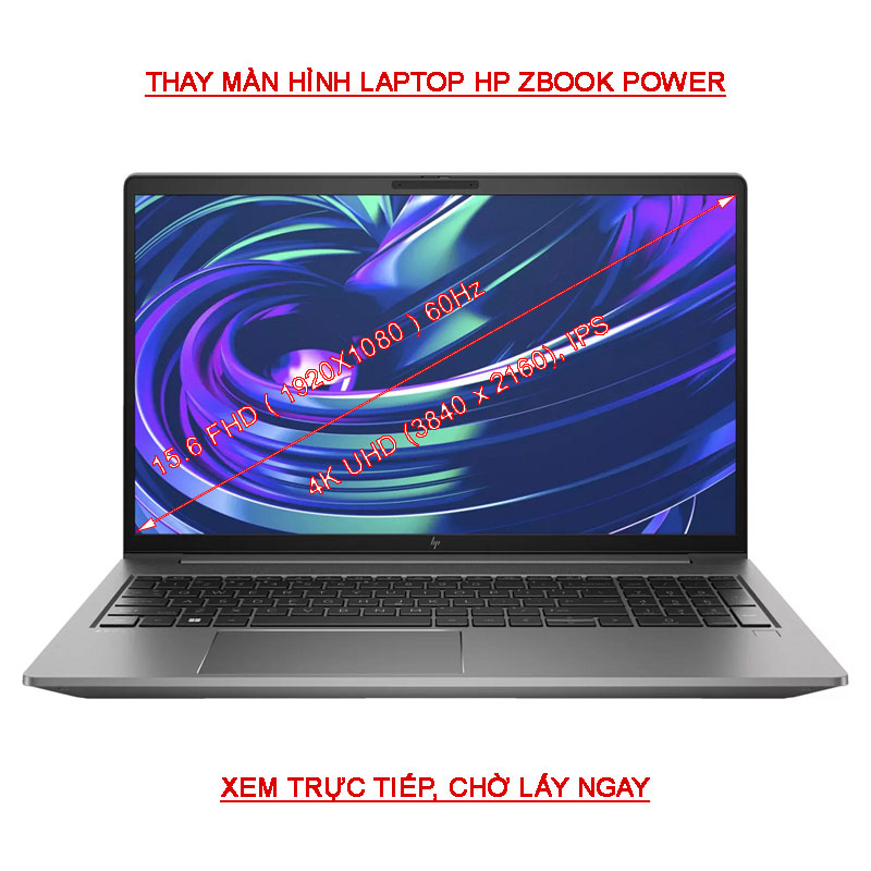 LCD màn hình HP ZBook Power G9 G10 FHD 4K UHD IPS
