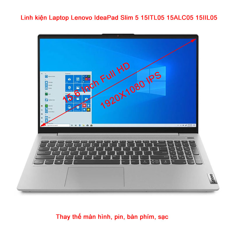 Màn hình Laptop Lenovo IdeaPad Slim 5 15ITL05 15ALC05 15IIL05 15.6 inch Full HD IPS