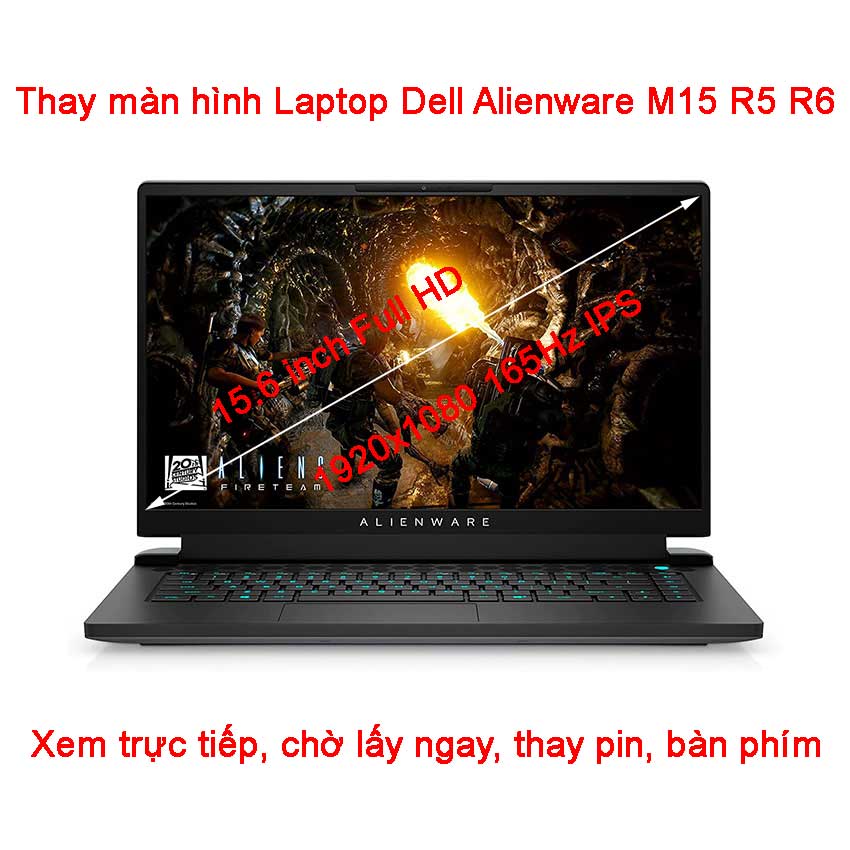 Màn hình Laptop Dell Alienware M15 R5 R6 15.6 inch Full HD 1920x1080 165Hz