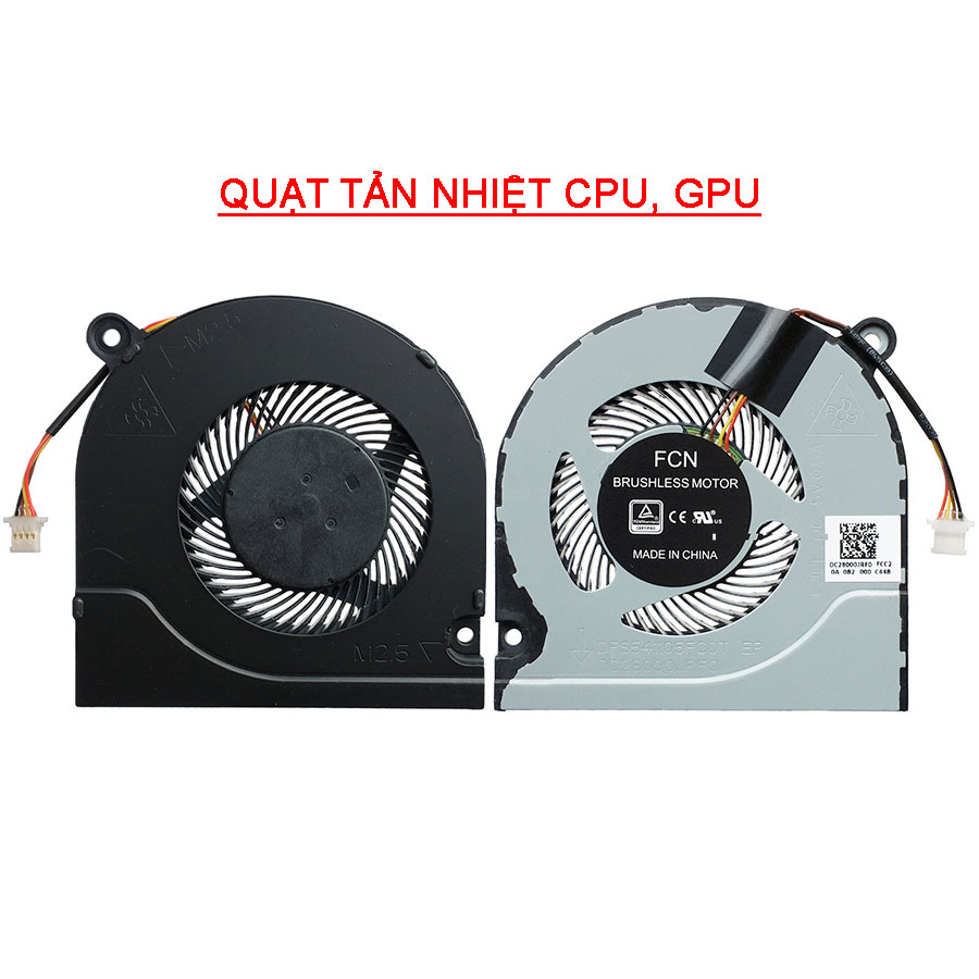 Quạt tản nhiệt CPU GPU laptop Acer Nitro 5 AN515-41, AN515-42