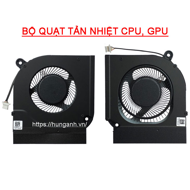 Quạt tản nhiệt CPU GPU laptop Acer Nitro 5 AN515-45, AN515-46